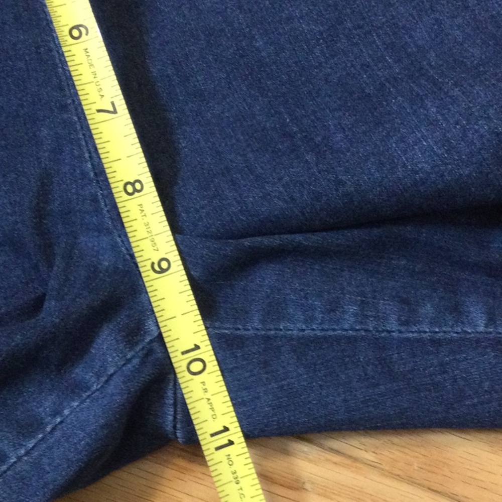 6 Talbots Heritage Ankle Side Zip Blue Denim Jeans - Picture 10 of 16